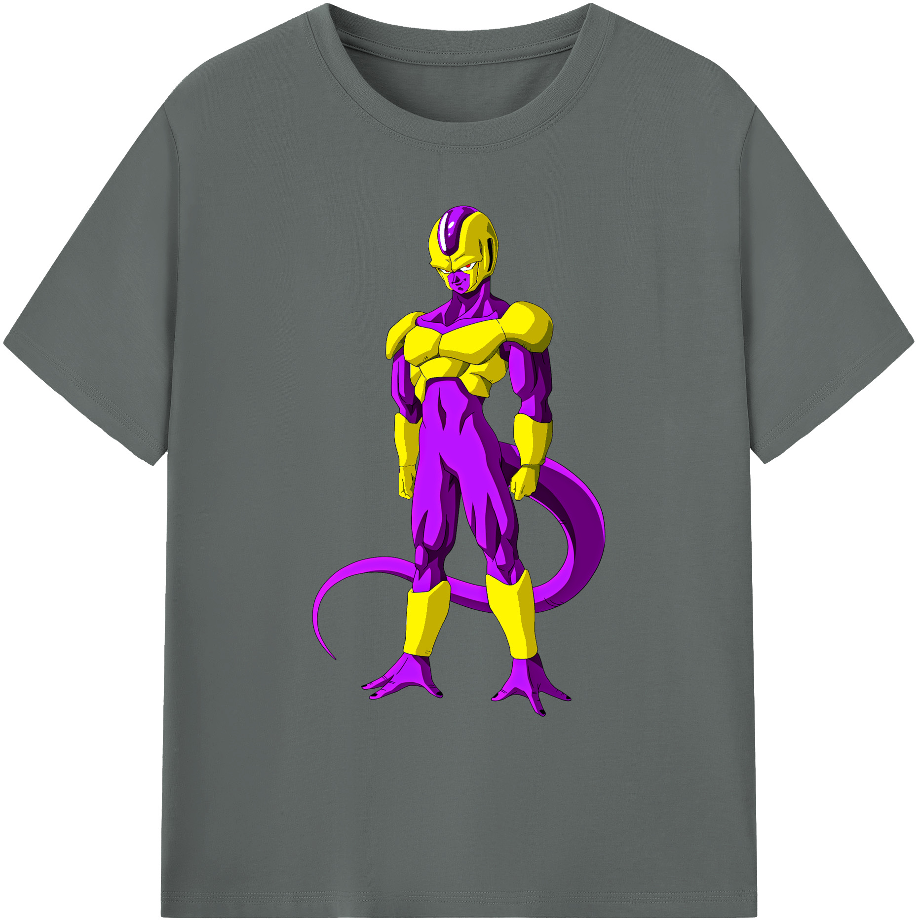 （画像用） ドラゴンボール フリーザ DRAGON BALL Frieza 綿100％ メンズ半袖Tシャツ｜肌触りやわらか＆通気性
